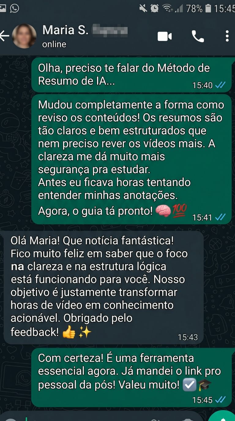 Feedback do Cliente